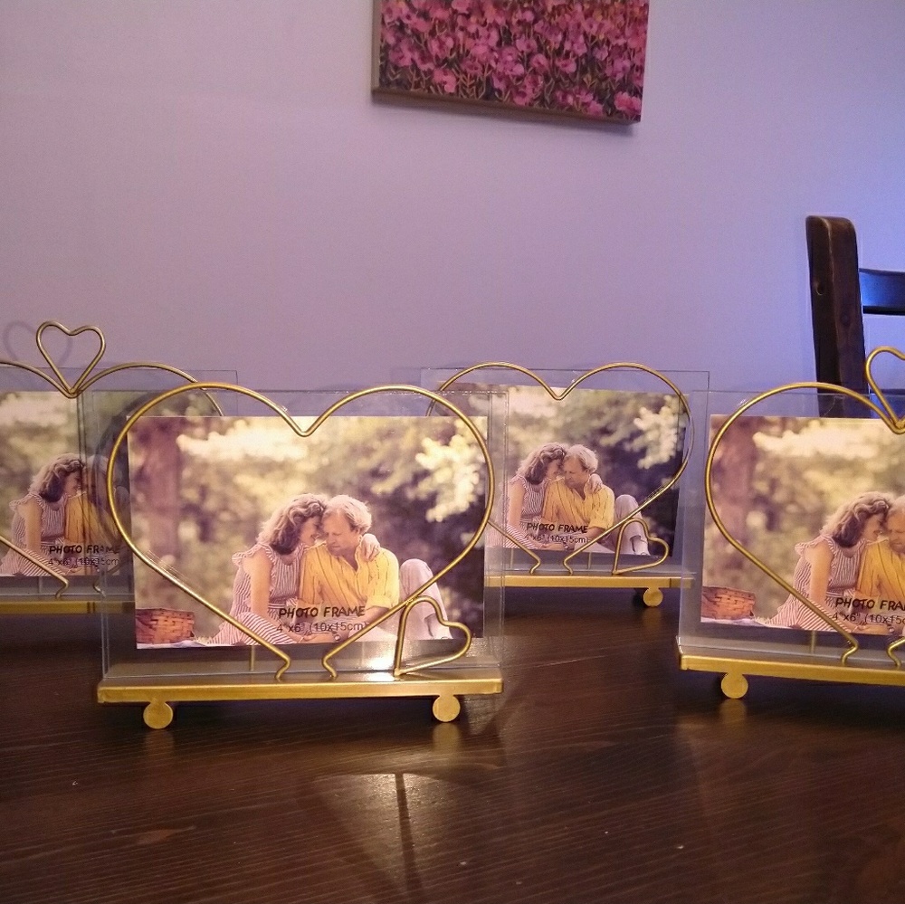 4 heart Photo Frames